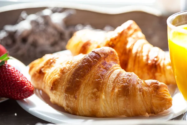 Смачно французький сніданок — стокове фото
