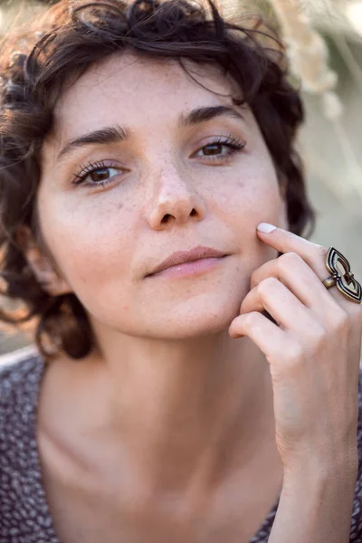 Portrait Happy Smiling Girl — Stock Photo, Image