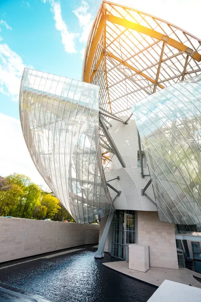 Paris France Avril 2018 Fondation Louis Vuitton Bois Boulogn — Photo