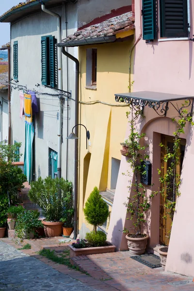 View Street Old Town Certaldo Province Siena Tuscany Ital — Stock Photo, Image