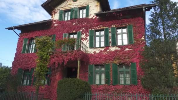 Bad Goisern Autriche Octobre 2019 Rues Vides Petite Ville Montagne — Video