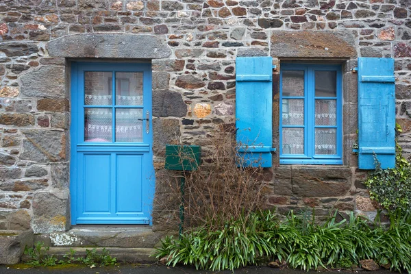 Calles Fachadas Los Pueblos Más Bellos Francia Saint Sulia —  Fotos de Stock