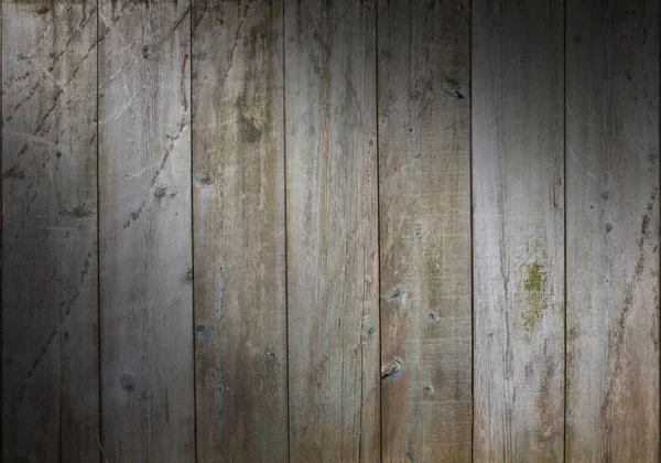 Holzuntergrund mit verwitterten Brettern — Stockfoto