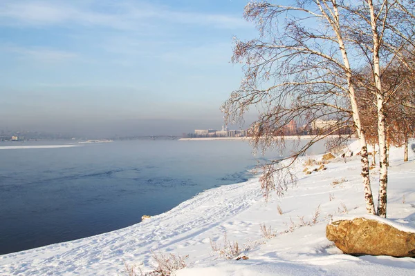 Kış Sibirya peyzaj — Stok fotoğraf