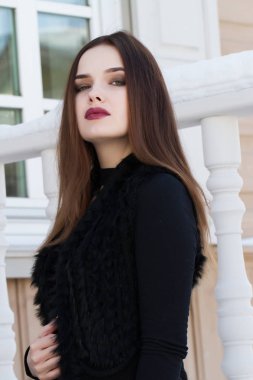 Modern iş kadın portresi