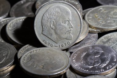 Ulyanov (Lenin görüntü ile Sovyet Hatıra ruble)