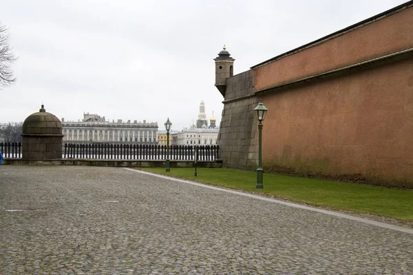 Utsikten Från Peter Och Paul Fästningen Petersburg — Stockfoto