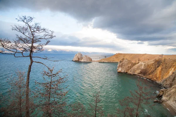 Coast Island Olkhon Lake Baikal — Stock Photo, Image
