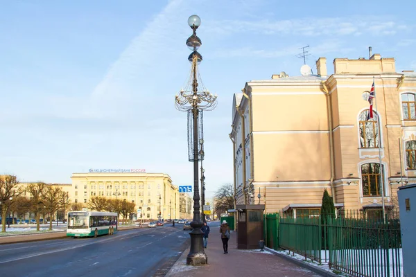 Byggnaden Den Brittiska Konsulatet Sankt Petersburg — Stockfoto