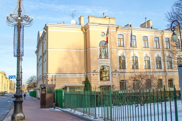 Budynek Konsulatu Brytyjskiego Sankt Petersburgu — Zdjęcie stockowe