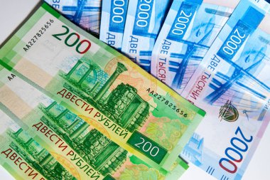 Küçük banknottan Rus ruble