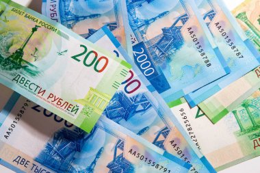 Küçük banknottan Rus ruble