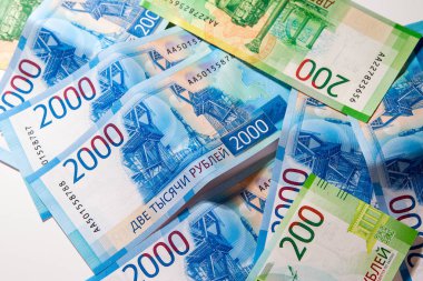 Küçük banknottan Rus ruble