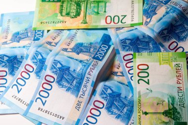 Küçük banknottan Rus ruble
