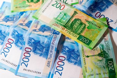 Küçük banknottan Rus ruble