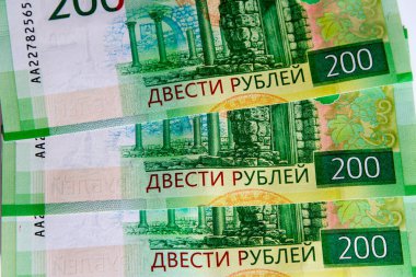 Küçük banknottan Rus ruble