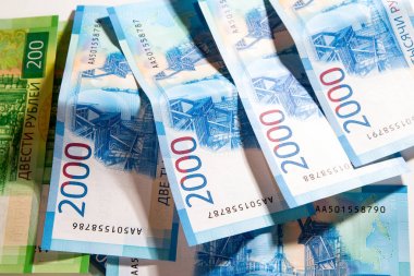 Küçük banknottan Rus ruble