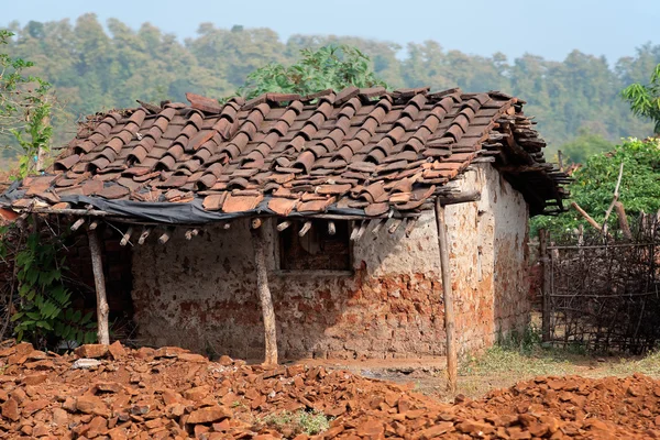 Rural Indian hut — Stock Photo, Image