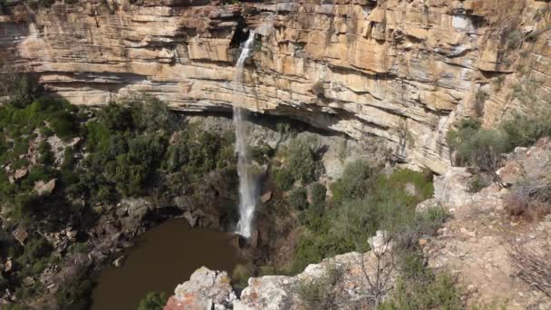 Cascata di Nieuwoudtville Sud Africa — Video Stock