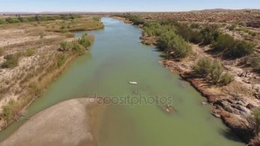 Orange Nehri - Güney Afrika hava görünümünü