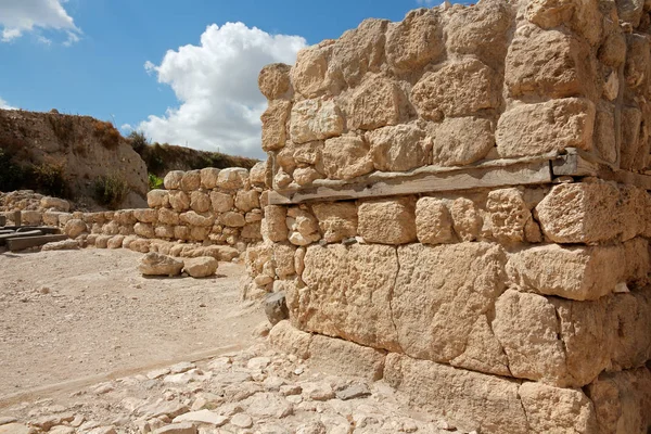 Kalıntılar Tel Megiddo Milli Parkı
