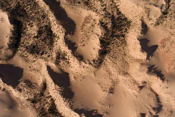 Letecký pohled na písečných dun - Jižní Afrika — Stock fotografie