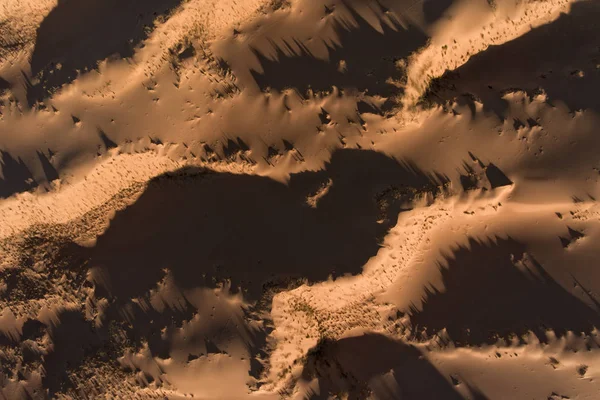 Letecký pohled na písečných dun - Jižní Afrika — Stock fotografie