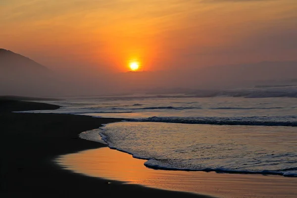 Paisaje marino al amanecer - Sudáfrica —  Fotos de Stock