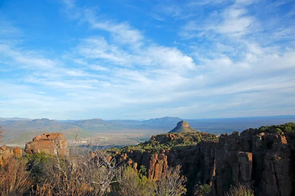 Landskapsutsikt Över Den Natursköna Valley Desolation Camdeboo National Park Sydafrika — Stockfoto