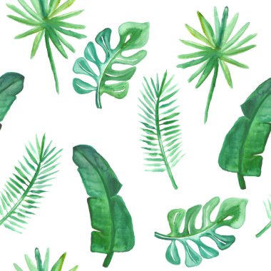 Dikişsiz tropikal desen