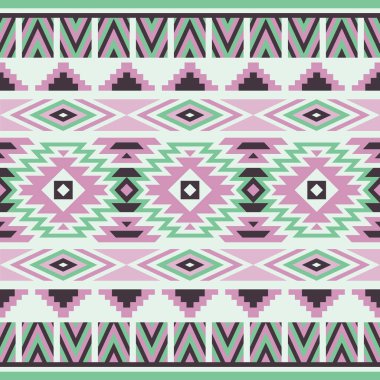 vektör Dikişsiz etnik desen