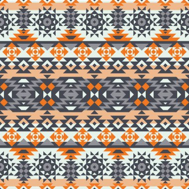 vektör Dikişsiz etnik desen. 