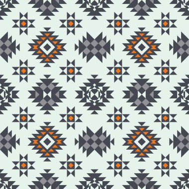 vektör Dikişsiz etnik desen. 