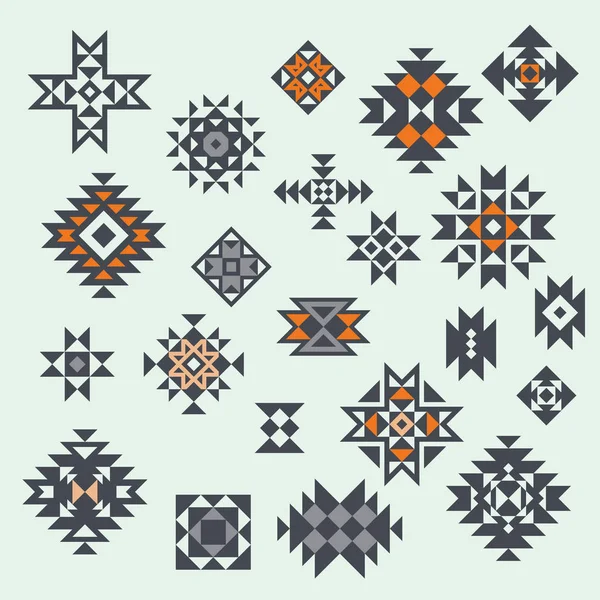 Vector Azteekse Style Design-elementen — Stockvector