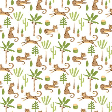 Leoparlı Kusursuz Safari Deseni