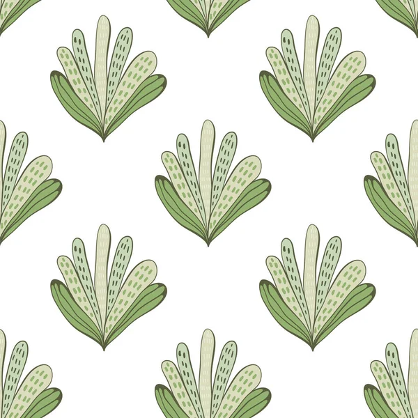 Vector Seamless Tough Pattern Fantastic Flowers Leaves Wallpaper Pattern Print — 스톡 벡터