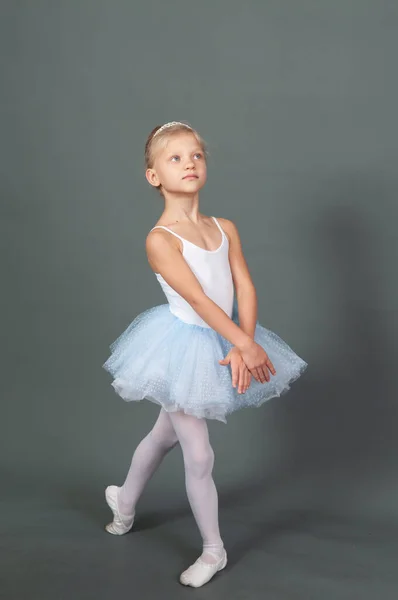 Kleine Ballerina Schattig Dansend Meisje — Stockfoto