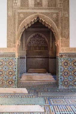 saadian mezarı Anıtkabir Marakeş, Fas