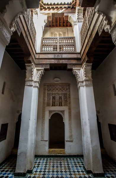 Ali Ben Youssef Madrasa, Marrakech, Marruecos — Foto de Stock