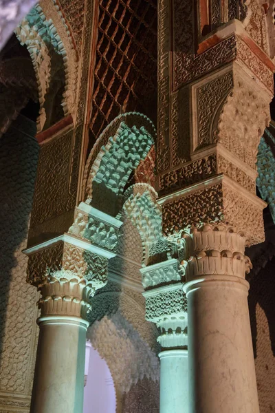 Mausoleo de tumbas saadianas en Marrakech, Marruecos — Foto de Stock