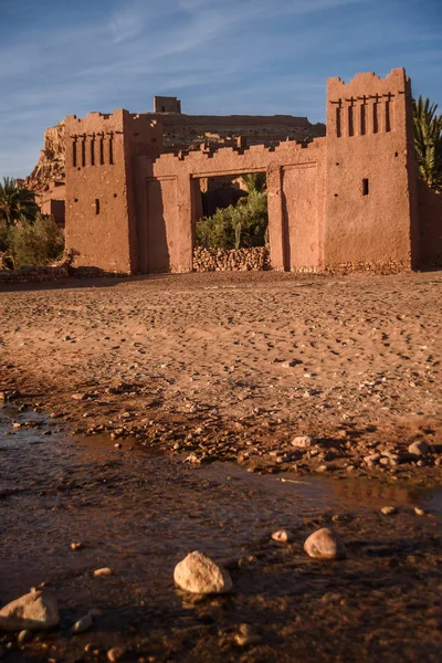 Kasbah Ait Benhaddou v pohoří Atlas v Maroku — Stock fotografie