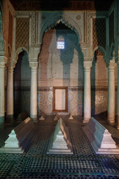 Mausoleo de tumbas saadianas en Marrakech, Marruecos — Foto de Stock