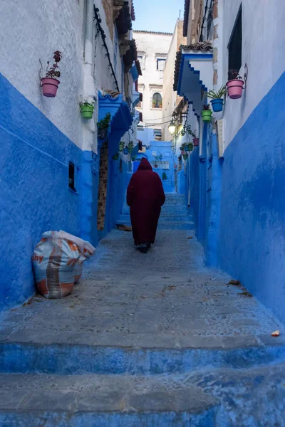 Chefchaouen, the blue city in the Morocco. — Stock Photo, Image