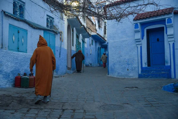 Chefchaouen, la città blu del Marocco . — Foto Stock