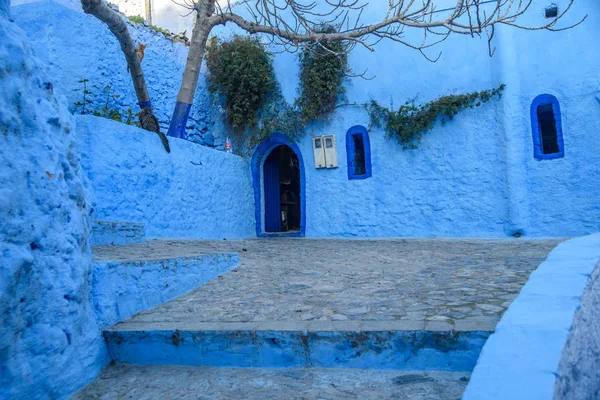 Chefchaouen, die blaue Stadt in Marokko. — Stockfoto