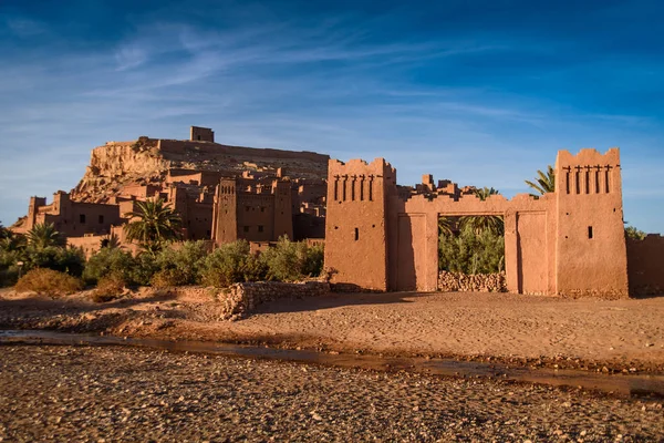 Kasbah Ait Benhaddou в на Атлаські гори Марокко — стокове фото