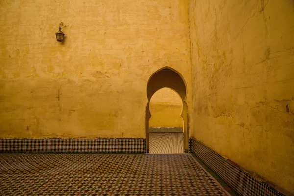 Mausoléu de Moulay Idris em Meknes, Marrocos . Imagens De Bancos De Imagens