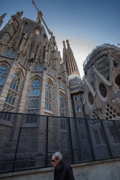 Sagrada Familia - Kościół katolicki w Barcelona, Katalonia, Hiszpania — Zdjęcie stockowe