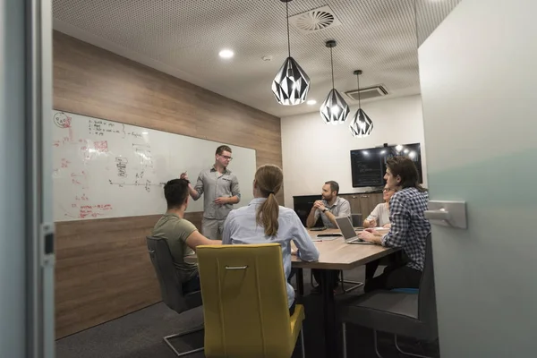 Startup equipo de negocios en la reunión — Foto de Stock