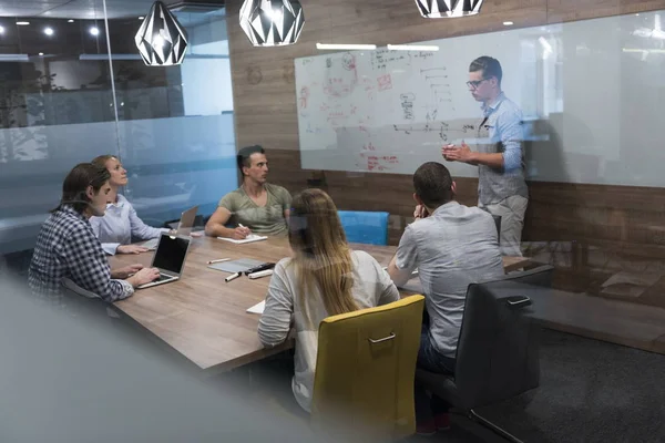 Equipe de negócios de inicialização na reunião — Fotografia de Stock